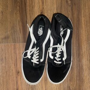 Men’s Vans Classic Black and White Shoes
